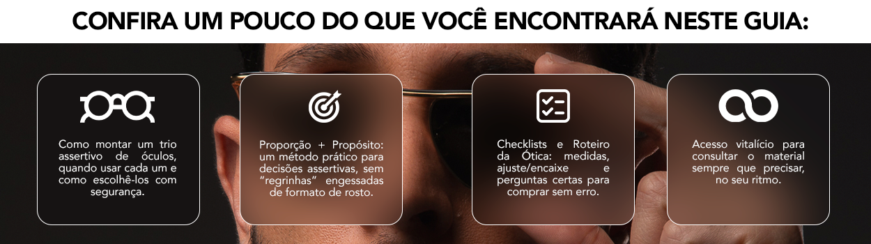Confira um pouco do que você encontrará neste guia